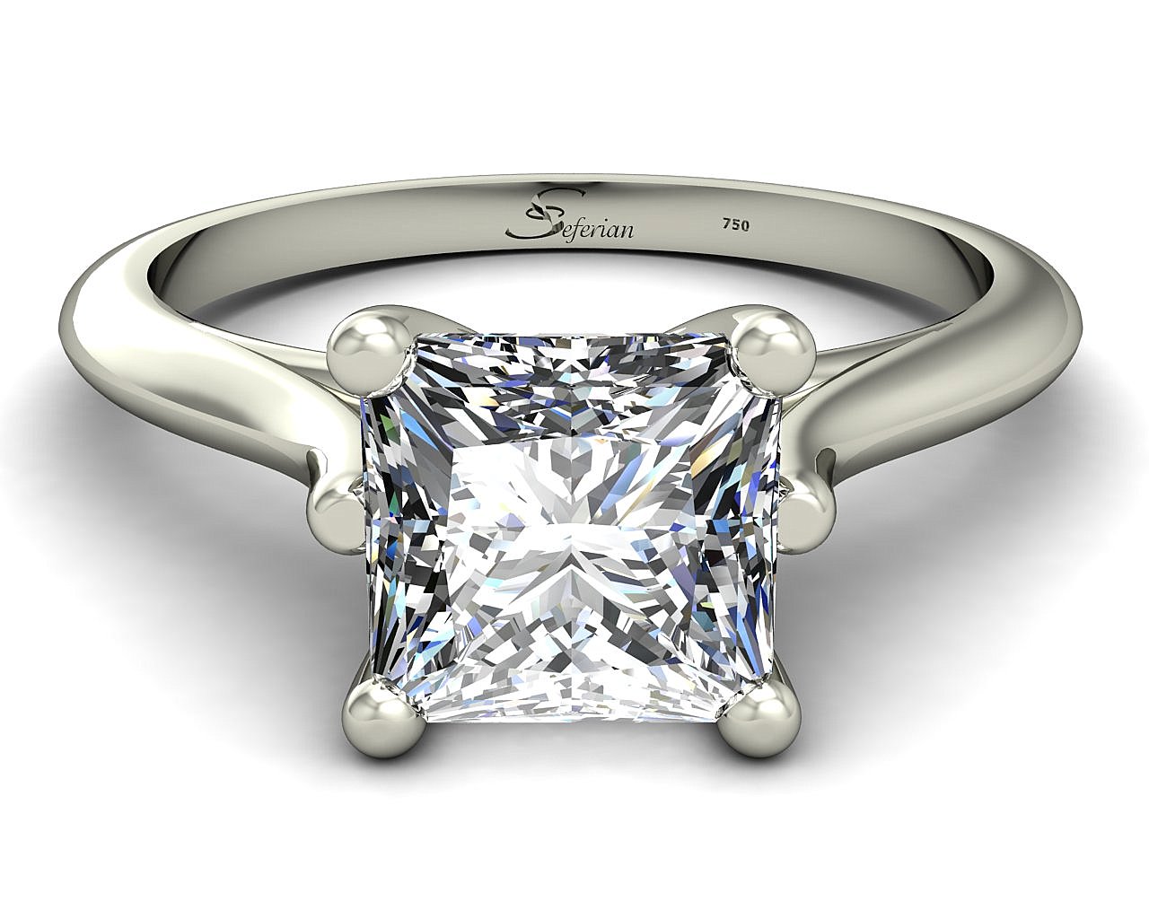 Princess Cut Diamond Solitaite